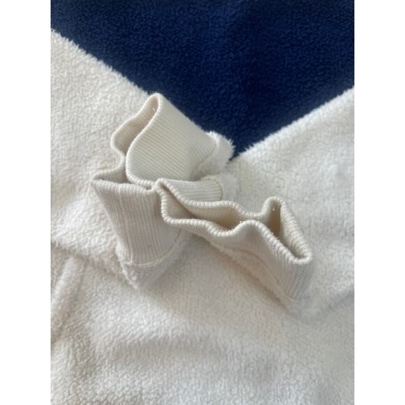 Vineyard Vines Fuzzy Color Block Hi Lo Sweatshirt Fleece Hoodie Girls Large (14) - Picture 2 of 9